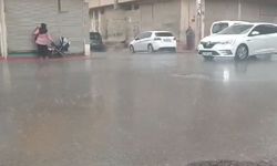 Diyarbakır’da sağanak ve dolu yağışı (2)