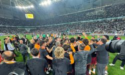 Galatasaraylı futbolcuların şampiyonluk sevinci