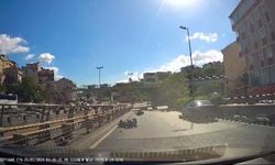 İstanbul - Şişli’de motosikletlilerin kazası kamerada
