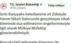 İzmir'de nikahta 'dua' tartışmasında müfettiş görevlendirildi
