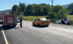Karabük'te iki otomobil çarpıştı: 1 ölü, 5 yaralı