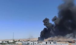 Mardin'de fabrikaya sıçrayan anız yangını, itfaiye araçları ve TOMA'larla söndürüldü