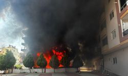 Mersin'de inşaatta çıkan yangın söndürüldü