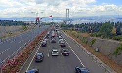 Osmangazi Köprüsü'nde bayram trafiği yoğunluğu