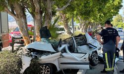 Antalya'da otomobil ağaca çarptı! Baba, eşi ve kızı öldü, oğlu yaralandı