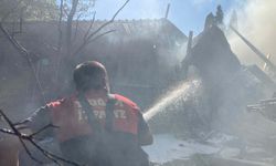 Bodrum'da hurdalık yangını halı yıkama tesisine sıçradı