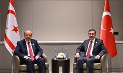 Cumhurbaşkanı Yardımcısı Yılmaz, KKTC Cumhurbaşkanı Ersin Tatar ile bir araya geldi