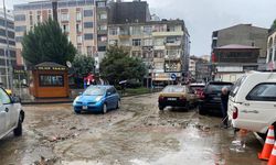 Rize’de sağanak etkili oldu