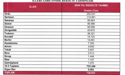 Ulusal Fındık Konseyi, 2024 yılı fındık rekoltesini açıkladı