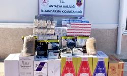 Antalya'da depo baskını! 286 bin lira değerinde kaçak tütün ve makaron ele geçirildi