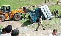 Şırnak'ta askeri personeli taşıyan otobüs devrildi: 2 şehit, 45 yaralı