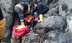 Antalya'da balık keyfi yarıda kaldı! Kuzenlerden biri 30 metreden düştü, diğeri mahsur kaldı