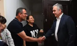 Başkan Semih Esen'den depremzede ailelerine ziyaret