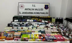 Manavgat'ta kaçak tütün ve elektronik sigara operasyonu