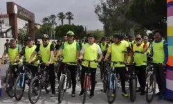 Manavgat'ta Dünya Bisiklet Günü'nde pedalladılar