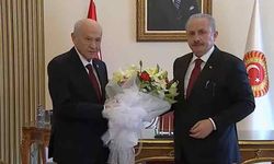 SON DAKİKA! MHP Lideri Bahçeli TBMM Başkanlığını Mustafa Şentop'tan devraldı