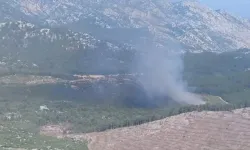 Antalya'da orman yangını! 1 hektar alan kül oldu