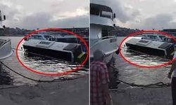 Son dakika: İstanbul'da İETT otobüsü denize düştü