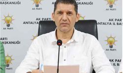 AK Parti Antalya'da İl Başkanı Ali Çetin'den İsrail’in, Gazze'ye saldırısı değerlendirdi