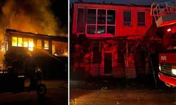 Antalya iki katlı evde korkutan yangın