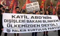 Beşiktaş'ta ABD Dışişleri Bakanı Blinken'ın Türkiye ziyareti protesto edildi