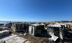 Antalya'da işçilerin kaldığı konteynerde yangın 