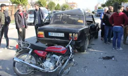 Antalya'da yine bir motosiklet kazası! Yaralılar var