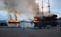 Alanya'daki tekne yangını sonrası Antalya Valiliği'nden açıklama