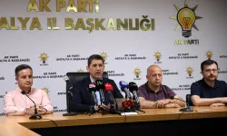 AK Parti Antalya Başkanlığı teleferik kazasını değerlendirdi!