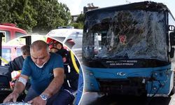 Antalya'da zincirleme kaza! 3'ü halk otobüsü, 7 araç hasar gördü! Yaralılar var