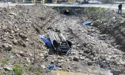 Alanya'da otomobil dereye düştü! Sürücü hayatını kaybetti