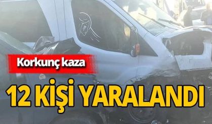 Şırnak'ta korkunç kaza: Yolcu minibüsü ile hafif ticari araç çarpıştı!