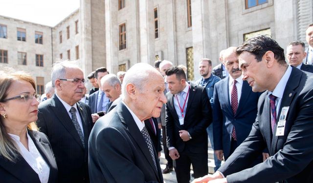 Eski Devlet Bakanı Bekir Aksoy için TBMM'de tören