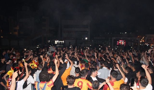Malatya'da Galatasaray'ın şampiyonluğu coşku ile kutlandı