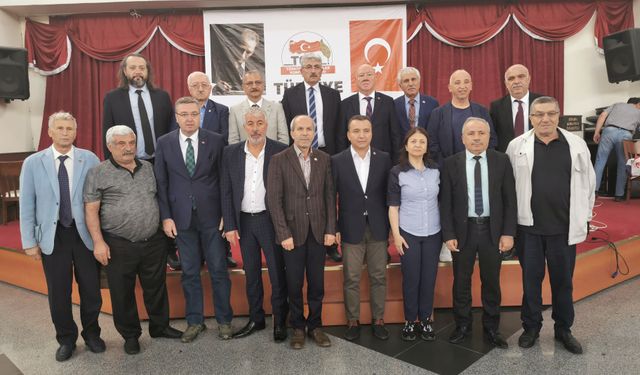 Türkiye Gazeteciler Konfederasyonu Genel Başkanlığına Nuri Kolaylı yeniden seçildi.