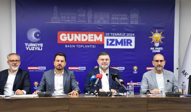 AK Parti İzmir İl Başkanı Saygılı: İzmir Körfezi'nde hissedilen kötü koku artıyor