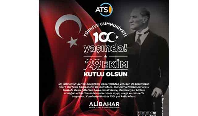 Antalya Ticaret ve Sanat Odası (ATSO) Belediyesi Cumhuriyet Bayramı reklamı