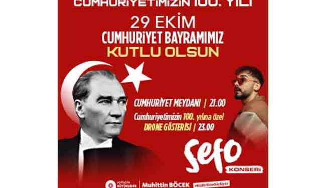 Antalya Büyükşehir Belediyesi Cumhuriyet Bayramı reklamı