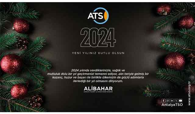 ATSO Yılbaşı Kutlama mesajı reklamı
