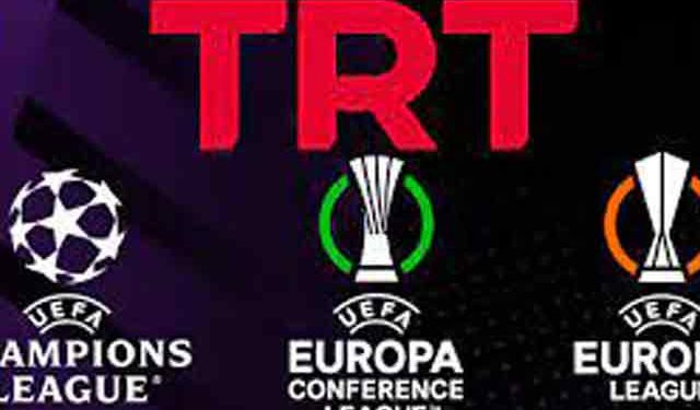 UEFA Şampiyonlar Ligi, UEFA Avrupa Ligi ve UEFA Konferans Ligi maçları 3 sezon boyunca TRT'de yayınlanacak
