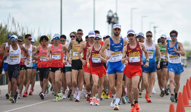 Dünya Yürüyüş Şampiyonası'nda Antalya'da yapılıyor! 20 kilometre Kadınlar Yarışması'nda Perulu sporcu Leon kazandı