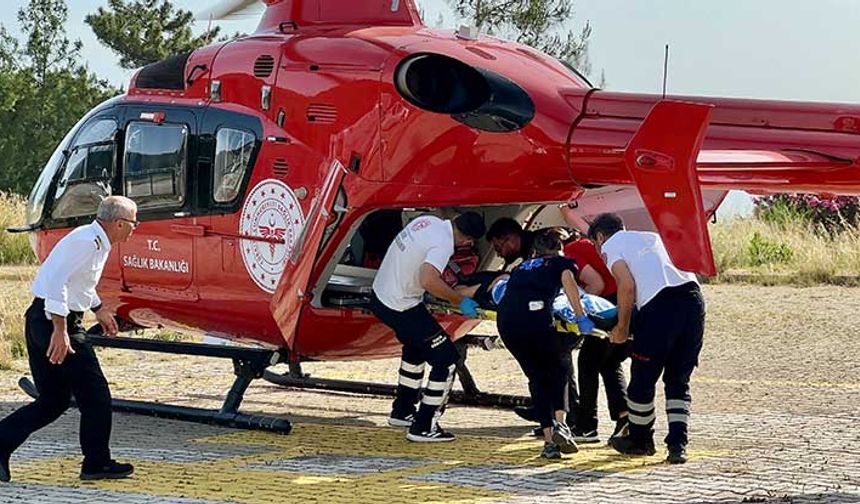 Antalya'da çok sayıda hap içen kız helikopterle hastaneye kaldırıldı