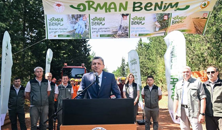 Antalya'da 'Orman Benim' Kampanyası yapıldı