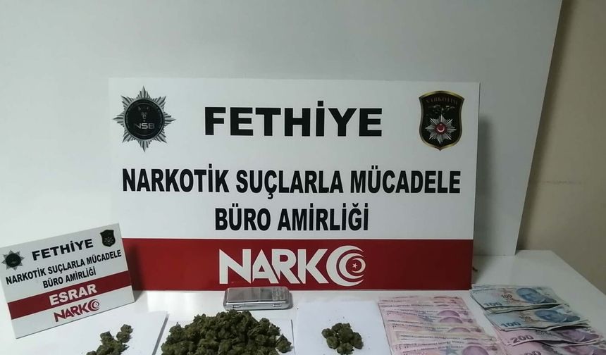 Fethiye'de uyuşturucuya 3 tutuklama