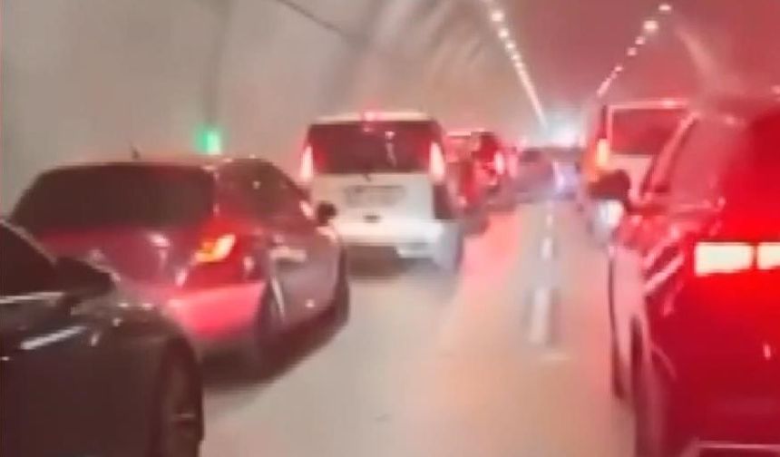 İstanbul - Üsküdar'da düğün konvoyu Çamlıca Tünelini kapattı