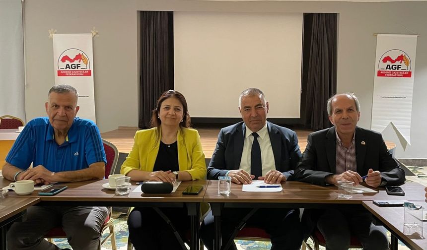Akdeniz Gazeteciler Federasyonu Yönetim Kurulu Toplantısı Alanya'da yapıldı.