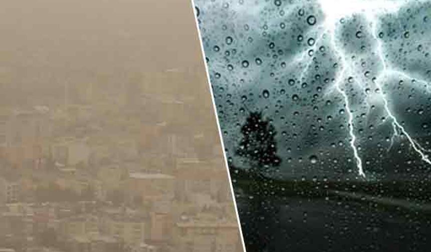 Antalya'da hava durumu! Meteorolojiden yağış ve toz aşımı uyarısı! 22.4.2024