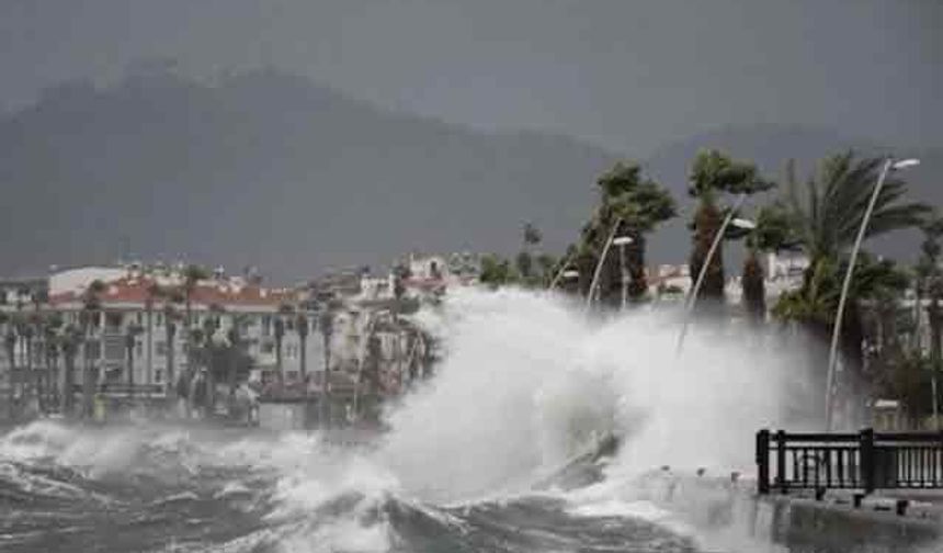 Antalya'da hava durumu! Meteorolojiden fırtına uyarısı! 24.4.2024